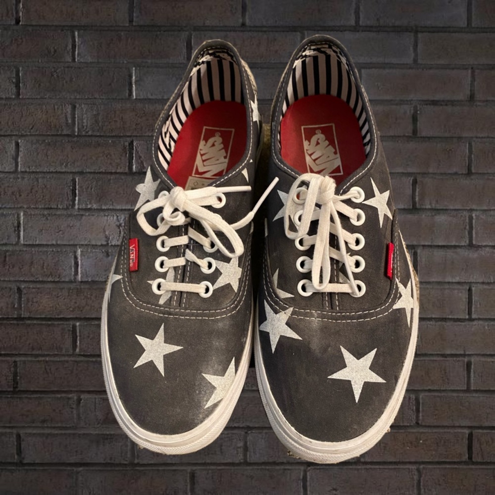 Women's VANS navy&white stars 9.5